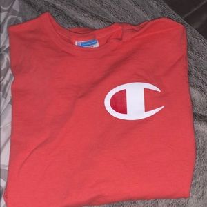 Salamander pink men’s long sleeve champion shirt